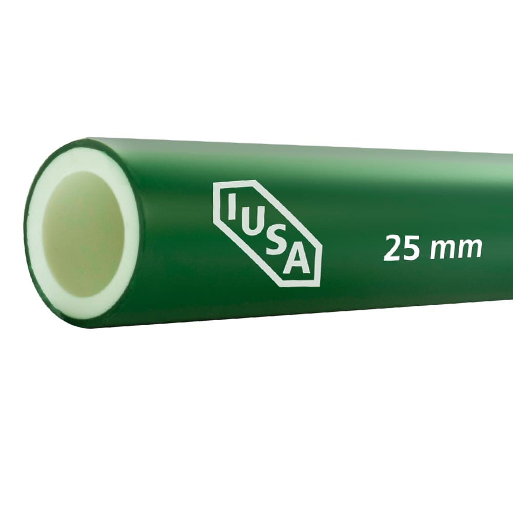 IUSA - Tubo bicapa ppr de 1 m 25 mm