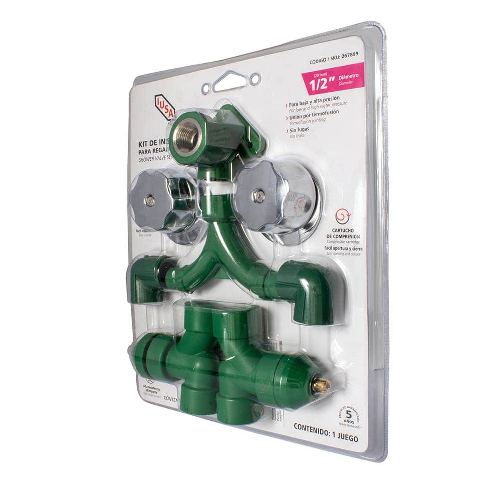IUSA - Kit de instalación de válvulas para empotrar