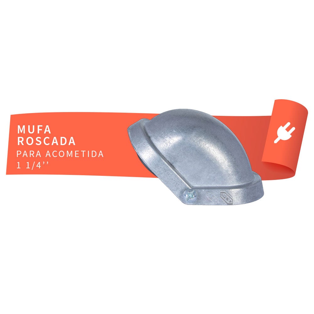 IUSA - Mufa para acometidas de 1 1/4 de pulgadas