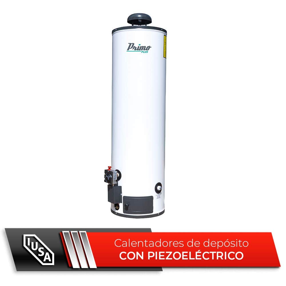 IUSA - Calentador de depósito Primo Plus 80 L, gas L.P., IUSA