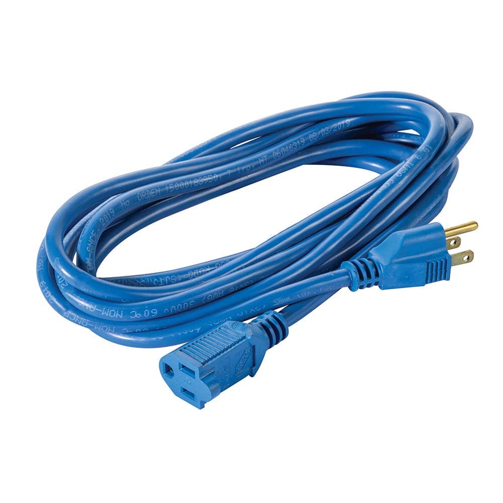 IUSA - Extensión azul de uso rudo, iusa, 3 x 16 awg 8 m