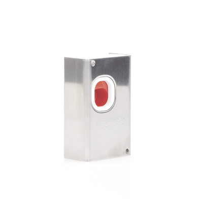 HONEYWELL HOME RESIDEO - Botón de pánico con restablecimiento manual con cubierta metálica NA/NC