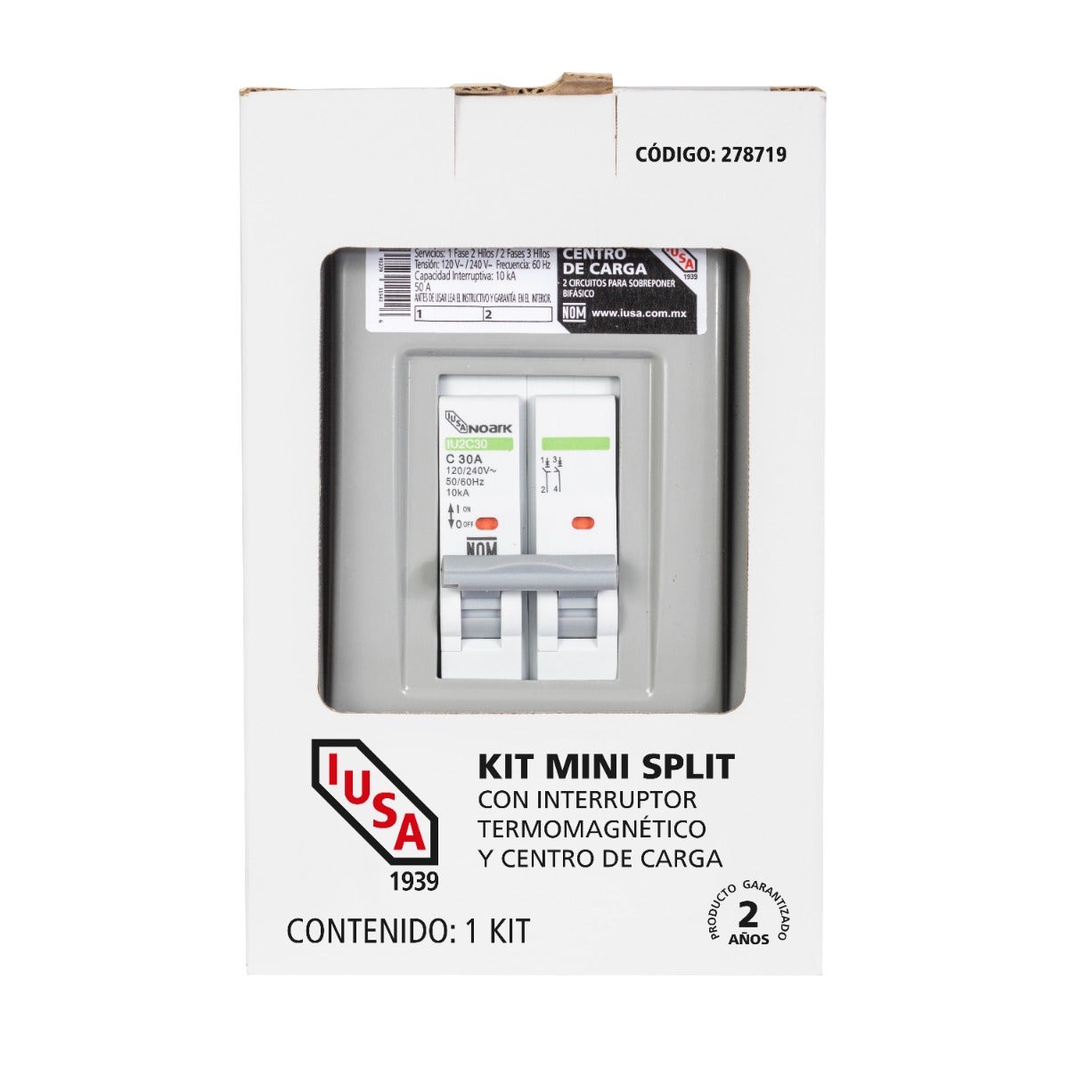 IUSA - Kit de instalación eléctrica para minisplit, 30 a, iusa