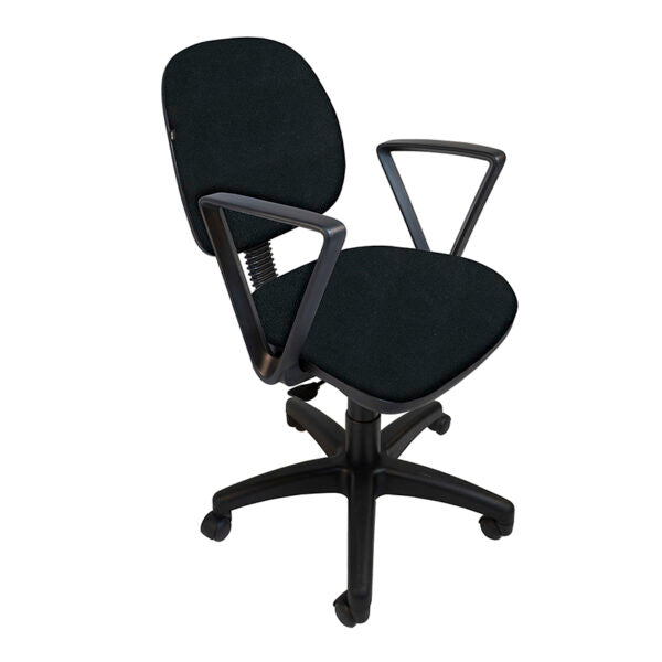 Silla Operativa Regia 1011 Tela con Brazos Fijos