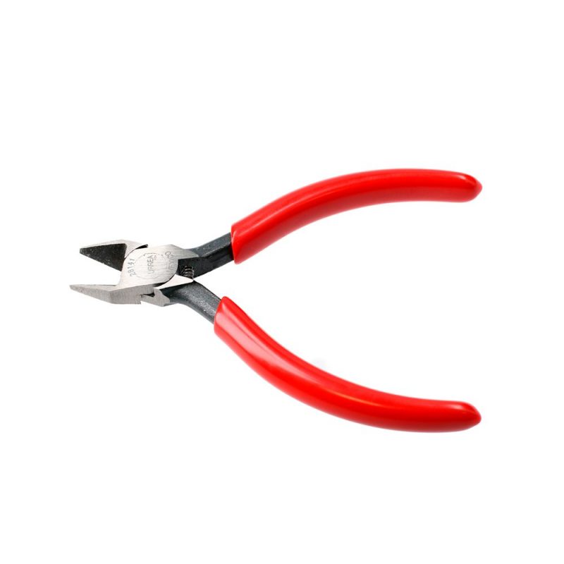 Pinza para electrónica con mango rubber grip corte diagonal de 5"