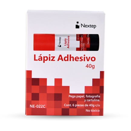 NEXTEP SOLUCIONES - Lapiz Adhesivo Nextep 40 Gramos C/6