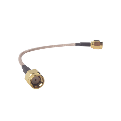 EPCOM INDUSTRIAL - Jumper de 14.5 cms (RG-316) n conectores para equipos ROCKET cos SMA macho inversos.