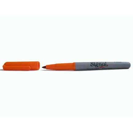 SIGNAL - Marcador Signal 30006 Permanente Punto Fino Naranja C/12