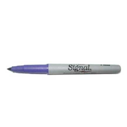 SIGNAL - Marcador Signal 30008 Permanente Punto Fino Violeta C/12