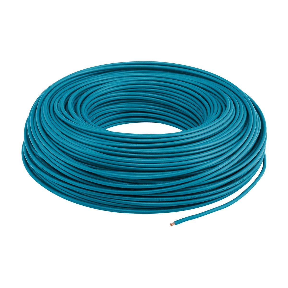 IUSA - Cable THW-LS / THHW-LS CE RoHS, caja de 100 m, 12 AWG, azul