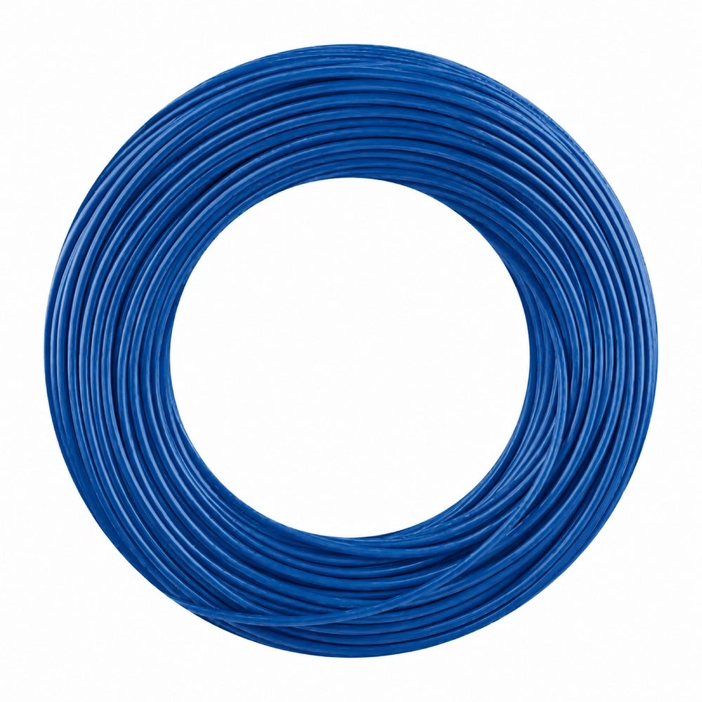 IUSA - Cable THW-LS / THHW-LS CE RoHS, caja de 100 m, 8 AWG, azul