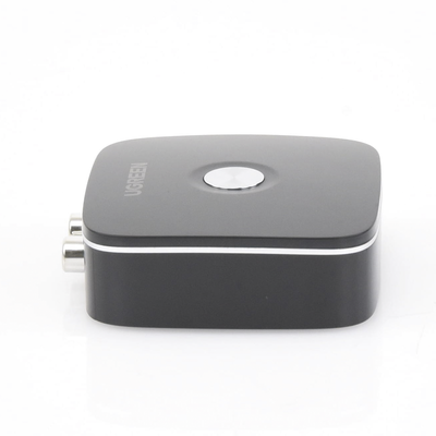 UGREEN - Receptor de Audio Bluetooth 5.0 a RCA o Auxiliar 3.5mm / Tecnología EDR / Reconexión Automática / Hasta 10 m / Ideal para Conectar Celulares, o Tabletas hacia alguna Bocina o Sistema de Audio