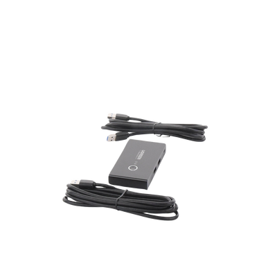 UGREEN - Conmutador USB para Compartir 4 Puertos USB 3.0 a 2 PC Ìs | Cambio Mediante Botón | Incluye Dos Cables USB de 1.5 m | ABS | Permite que 2 Usuarios Compartan 4 Dispositivos Periféricos USB3.0, como una impresora, un escáner, etc.