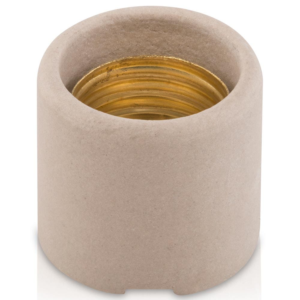 IUSA - Porta lámpara de porcelana para candil
