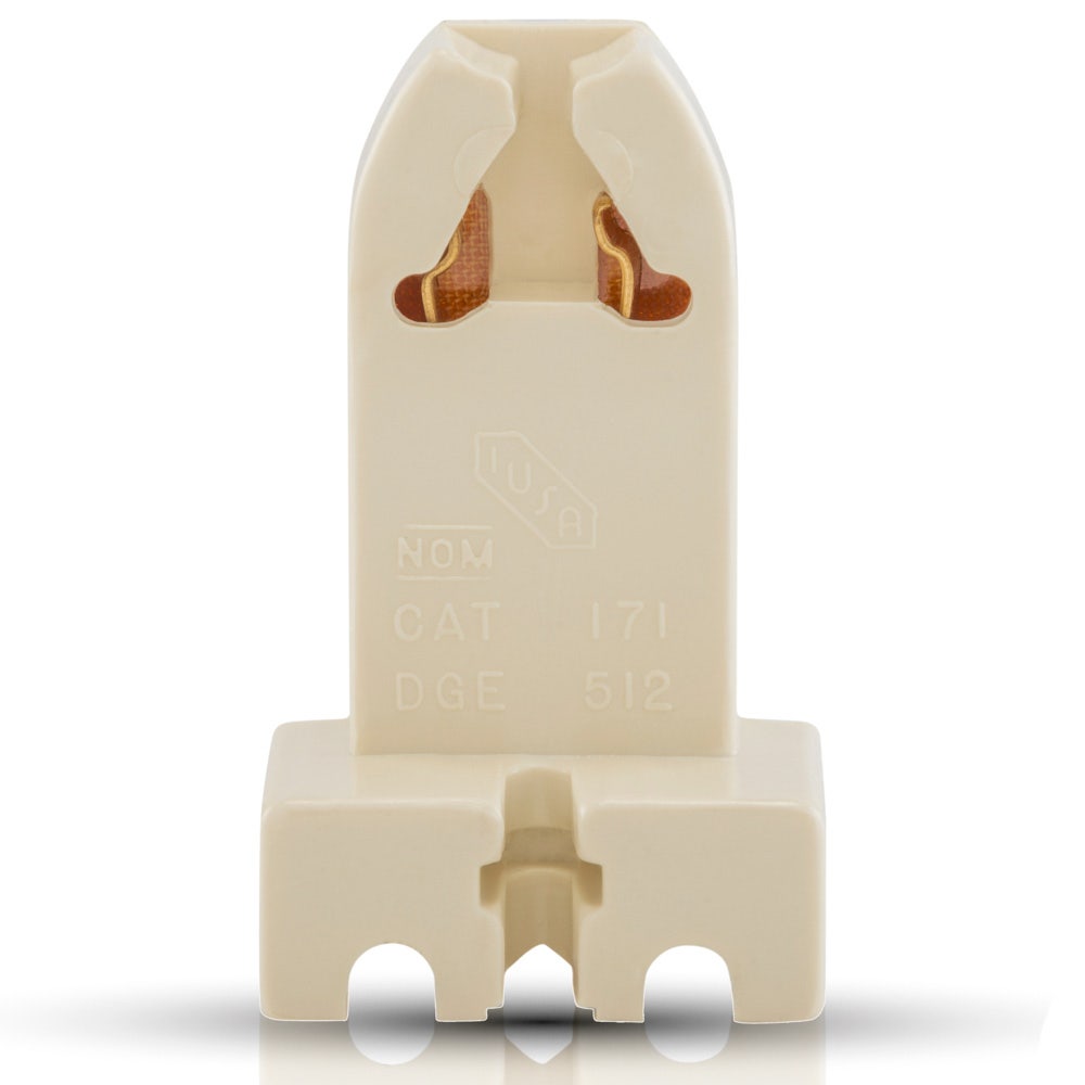 IUSA - Portalámpara bipin para tubo fluorescente base G13