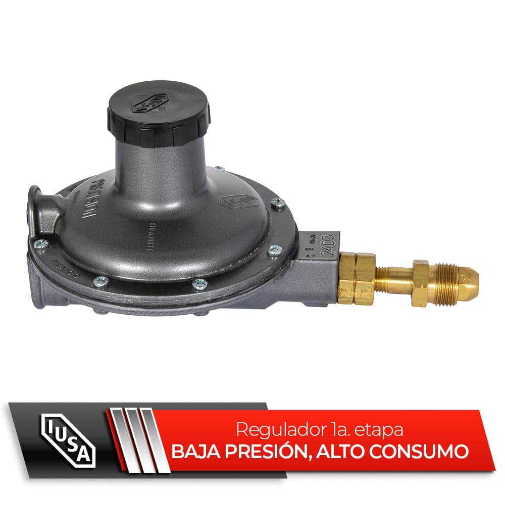 IUSA - Regulador de gas l.p. 1 vía, modelo 2403-c2