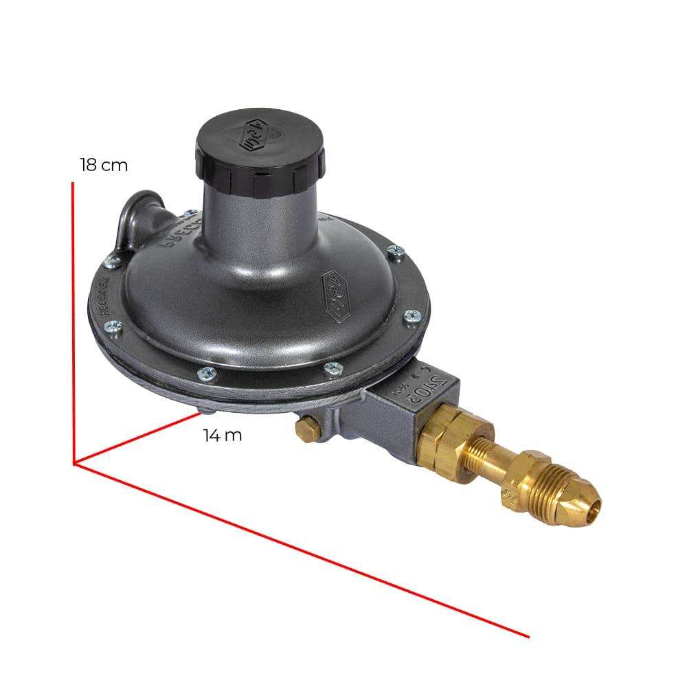 IUSA - Regulador de gas l.p. 1 vía, modelo 2403-c2