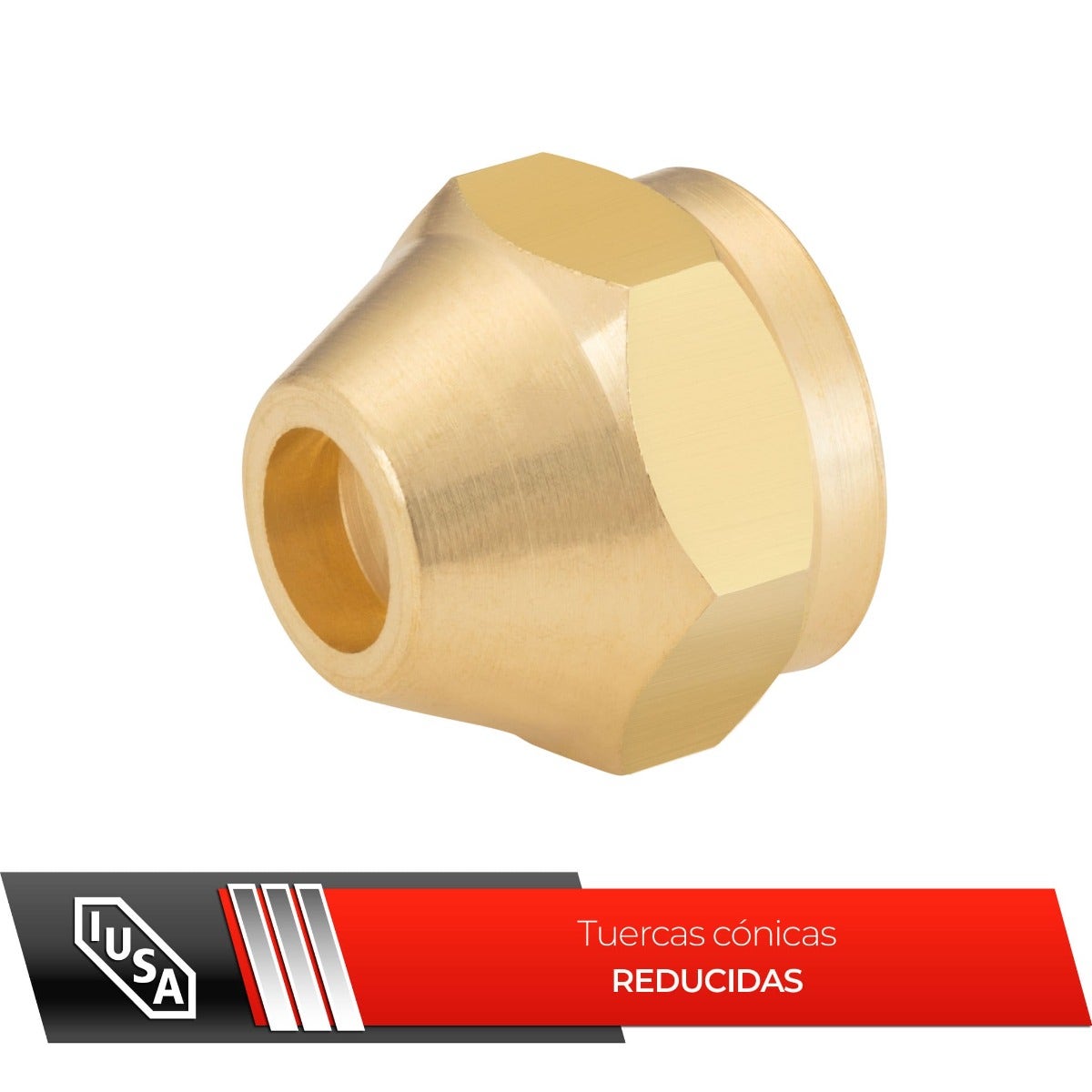 IUSA - Tuerca cónica reducida 1/2” x 3/8”