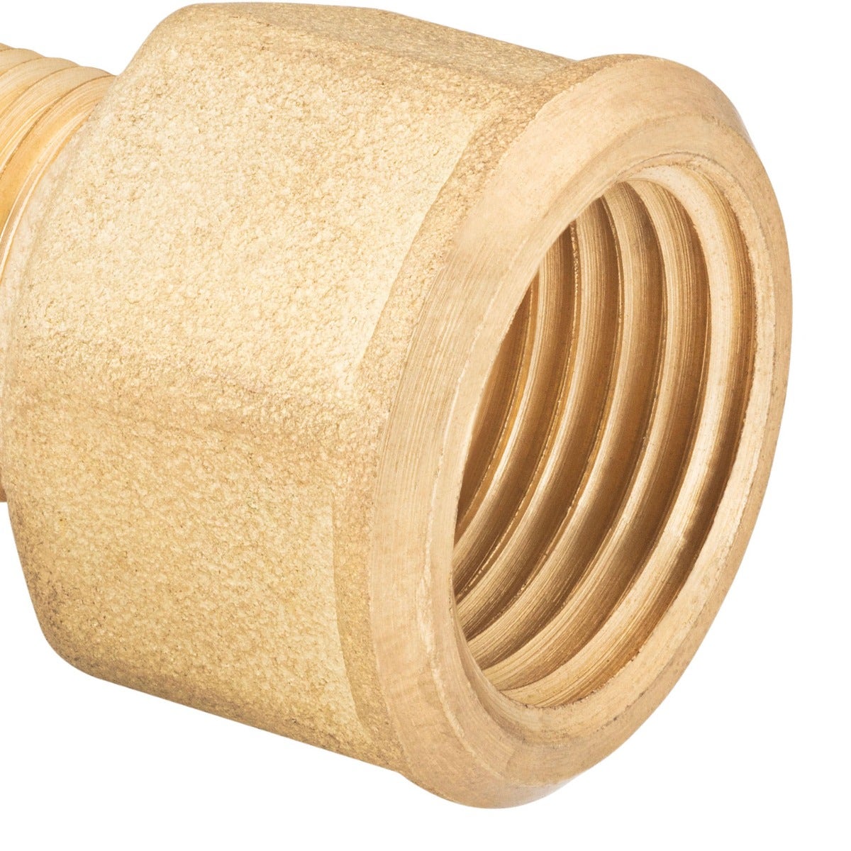 IUSA - Niple campana 3/8” x 1/8” para conexiones de gas