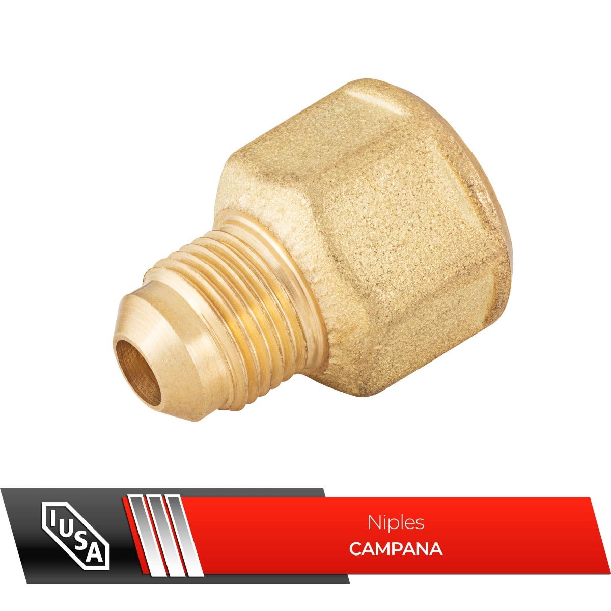 IUSA - Niple campana 3/8” x 3/8”