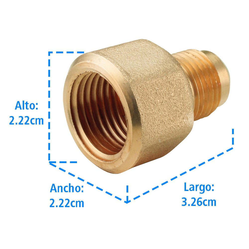 IUSA - Niple campana 3/8” x 3/8”