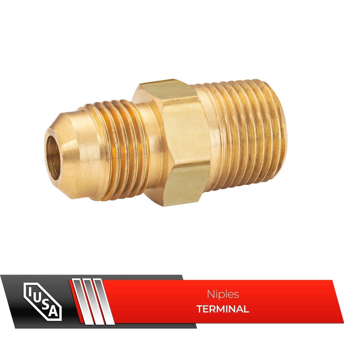 IUSA - Niple terminal 3/8” x 3/8”