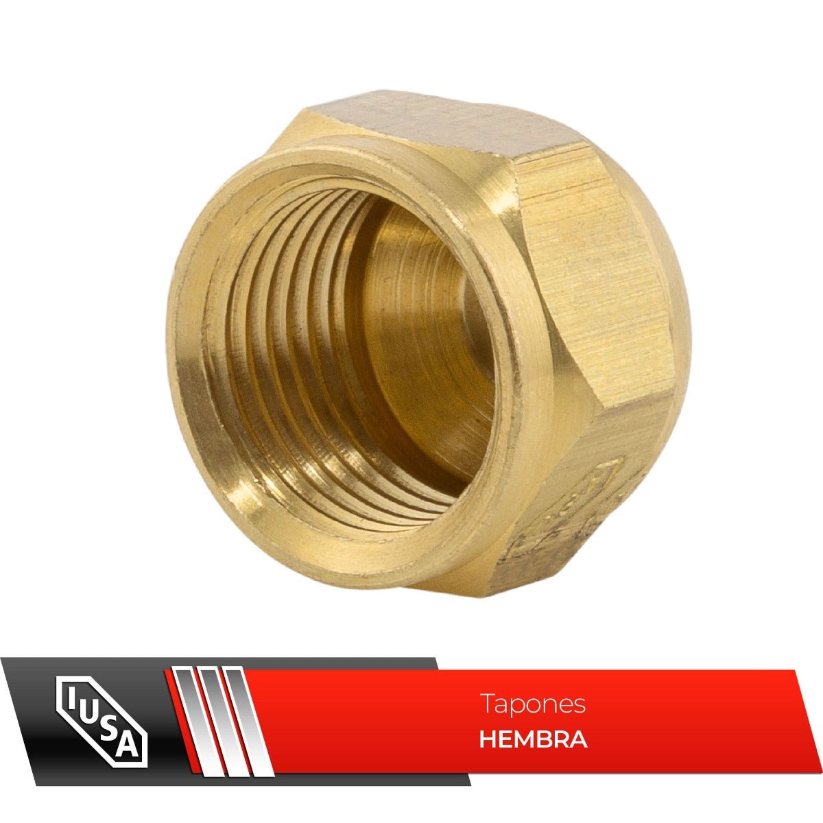 IUSA - Tapón hembra 3/8” flare