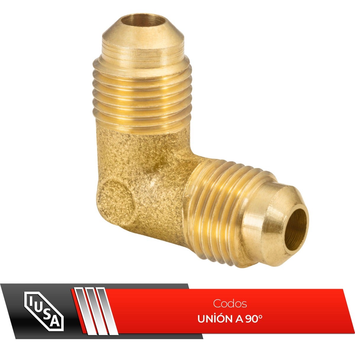 IUSA - Codo unión 90° 5/16” x 5/16”
