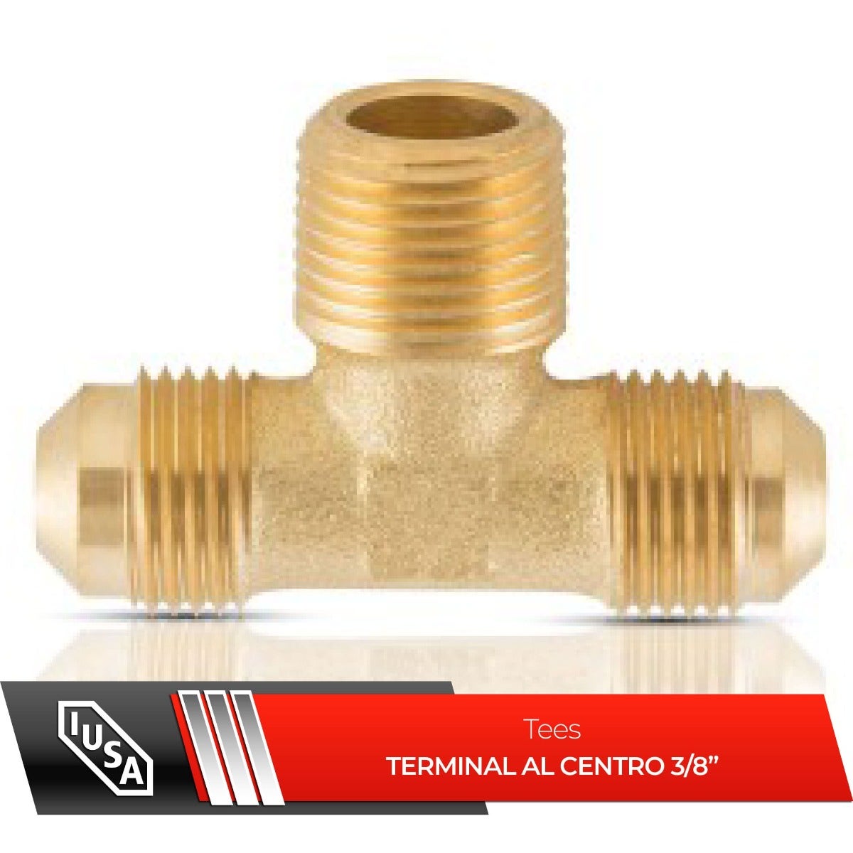 IUSA - Tee con terminal al centro