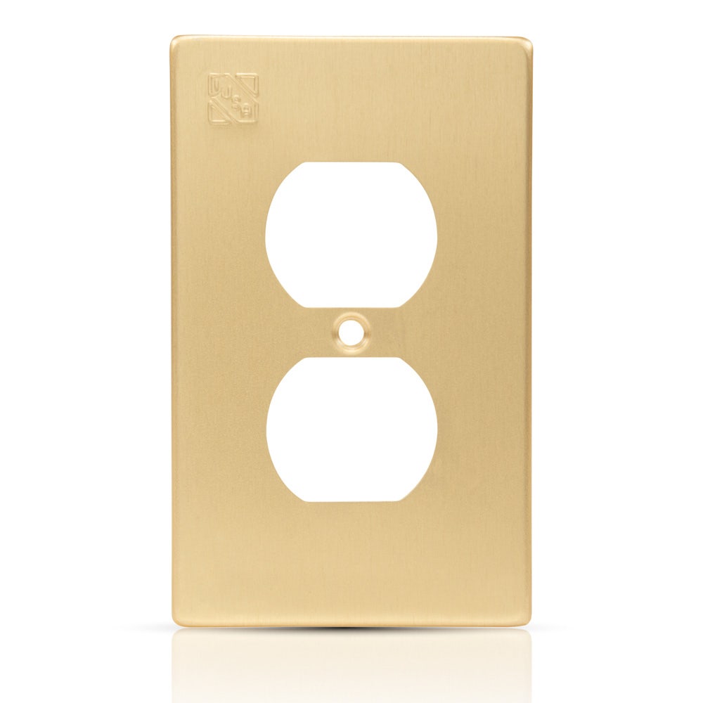 IUSA - Placa de aluminio para receptáculo