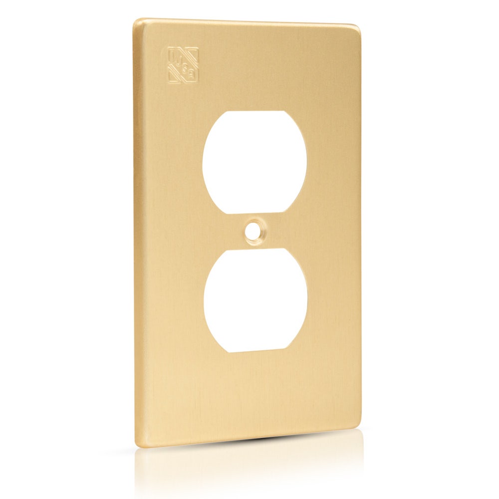 IUSA - Placa de aluminio para receptáculo