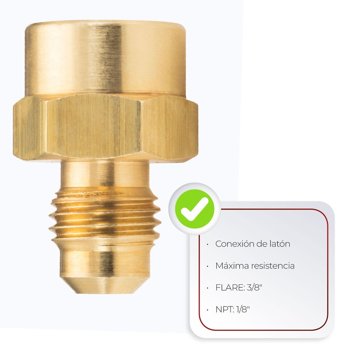 IUSA - Campana niple ligera 3/8” x 1/8”