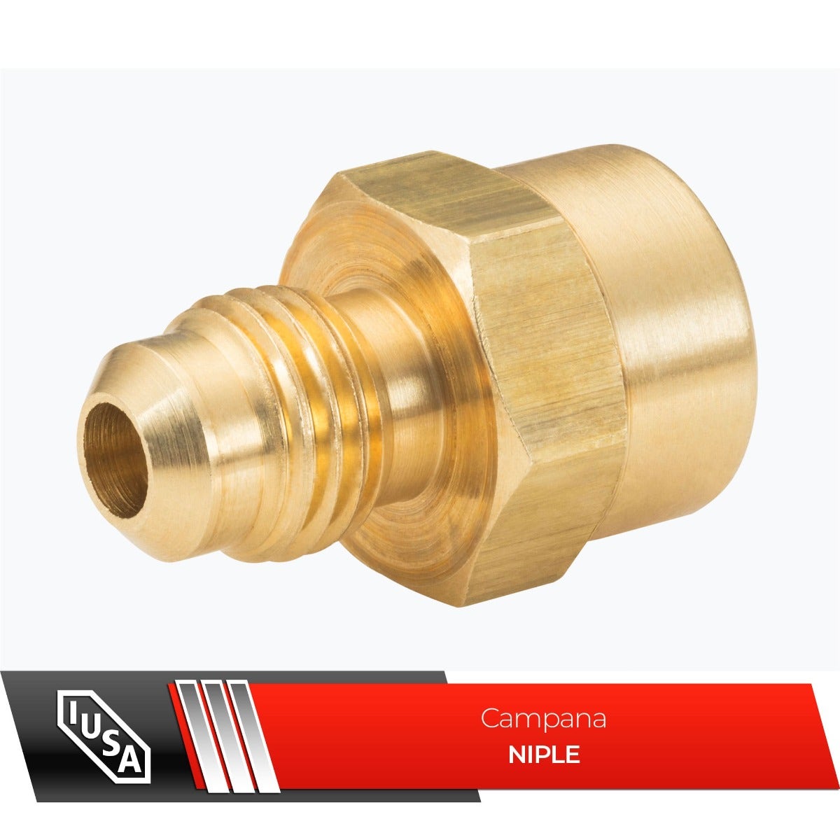IUSA - Campana niple ligera 1/2” x 1/2”