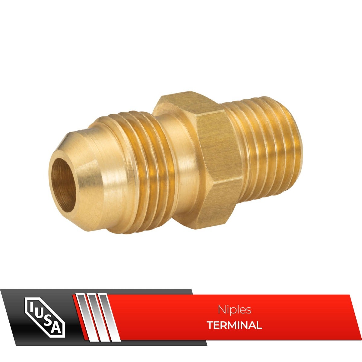 IUSA - Niple terminal ligero 3/8” x 1/4” 10