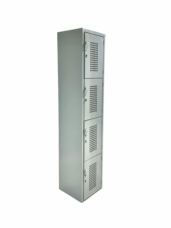 Locker 4 Puerta 1.80x38x37 Perforado