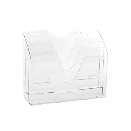 SABLON - ORGANIFOLDER SABLON DE PARED CRISTAL 3 ESPACIOS