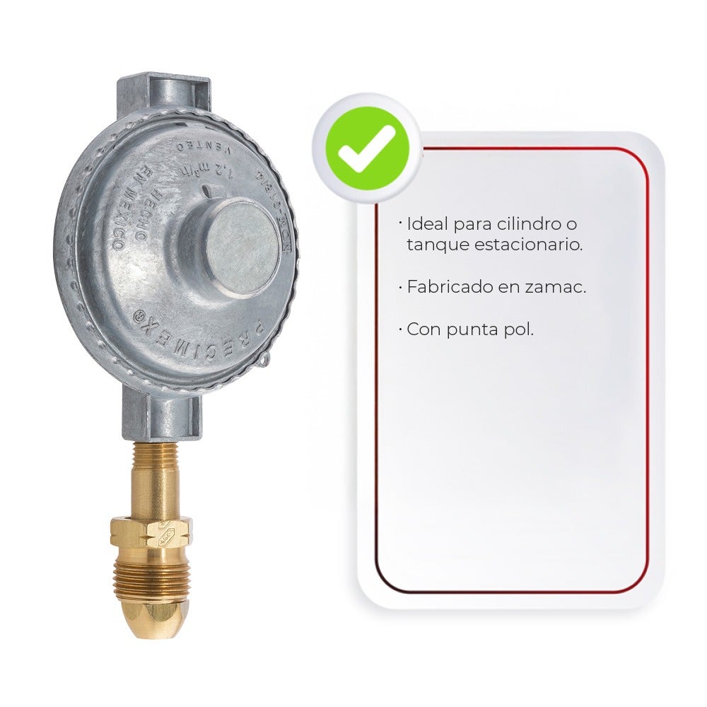 IUSA - Regulador de gas l.p. 1 vía baja presión modelo 3001 az0