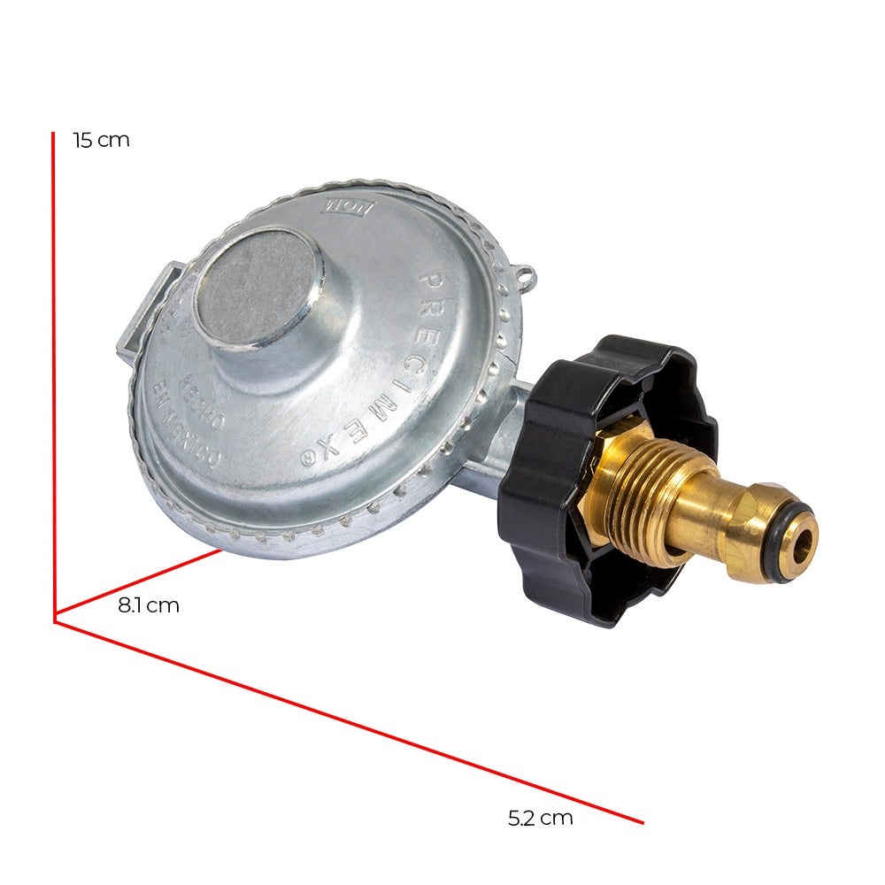 IUSA - Regulador de gas lp 1 vía baja presión modelo 3001 as0