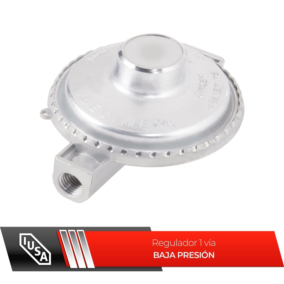 IUSA - Regulador de gas L.P. 1 vía baja presión, modelo 3001 A00