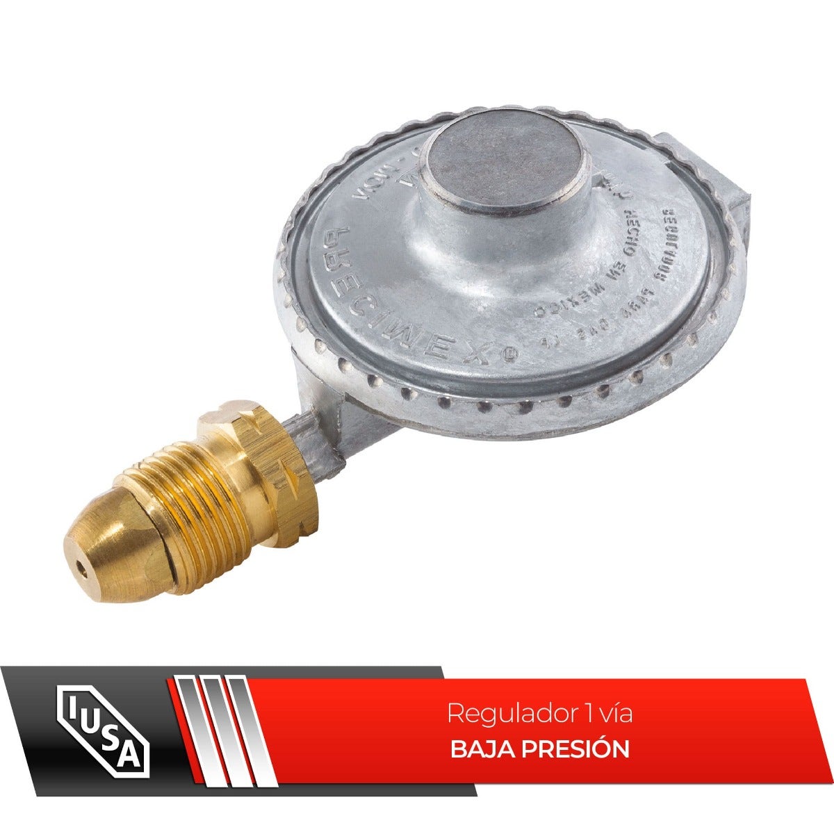IUSA - Regulador de gas L.P. 1 vía baja presión modelo 3101 AZ0