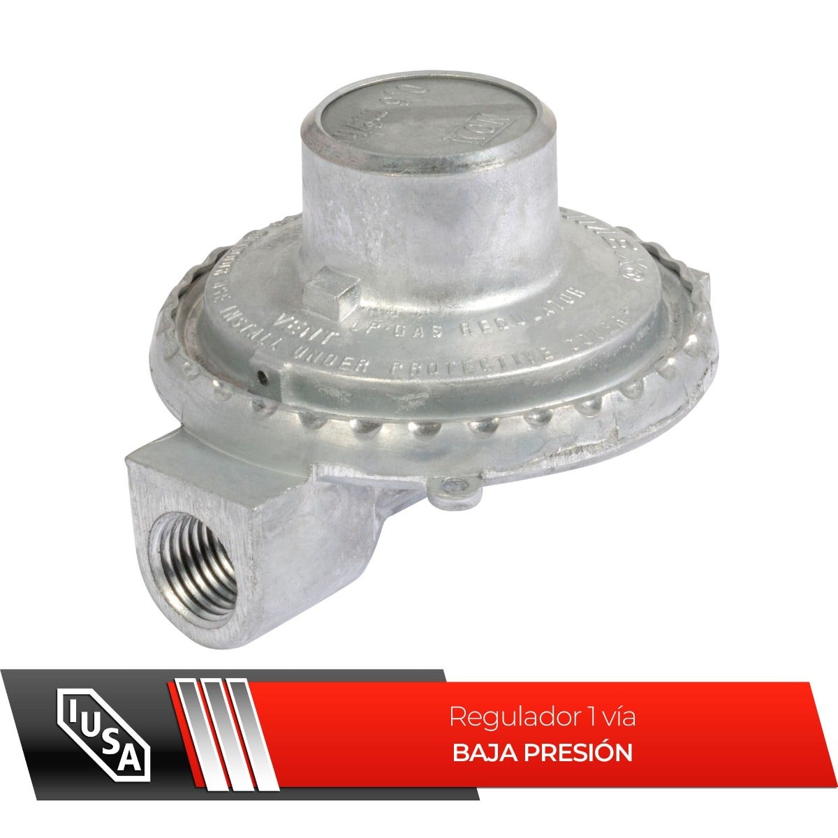 IUSA - Regulador de gas L.P. 1 vía baja presión, modelo 5000 A00