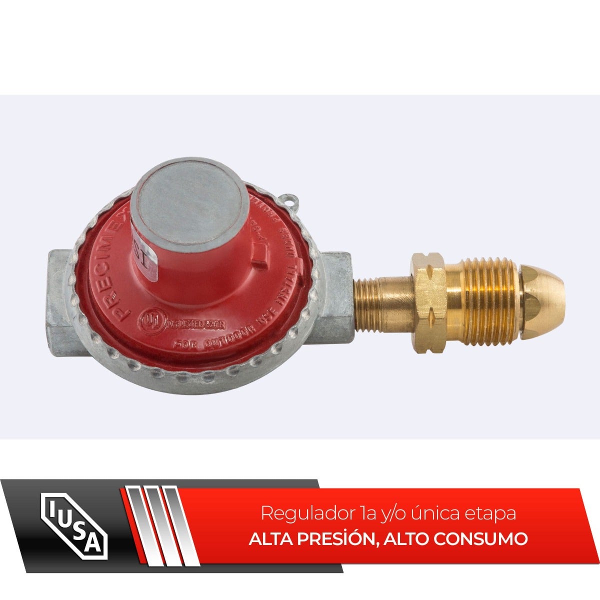 IUSA - Regulador de gas L.P. 1 vía alta presión modelo 7000 AZ0