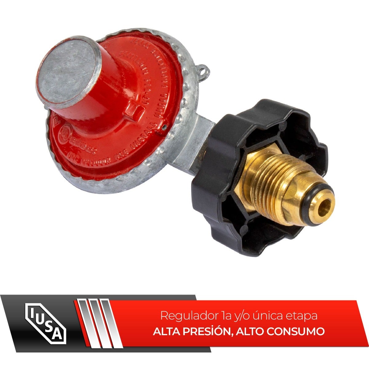 IUSA - Regulador de gas L.P. 1 vía alta presión modelo 7000 AS0