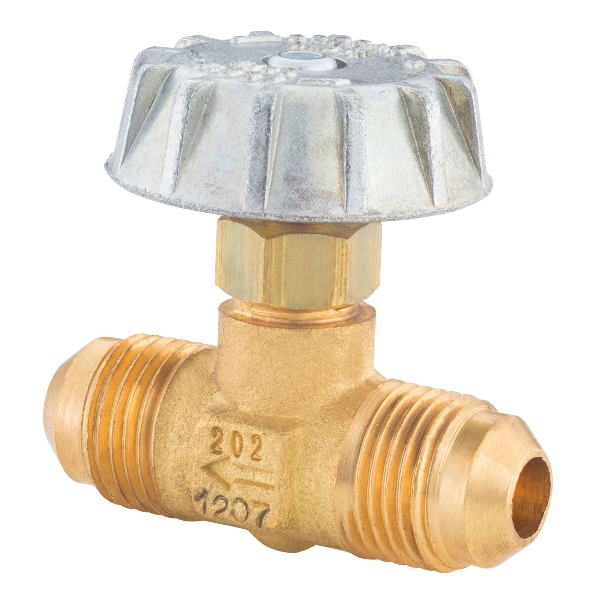 IUSA - Válvula aguja tipo flare, 3/8”