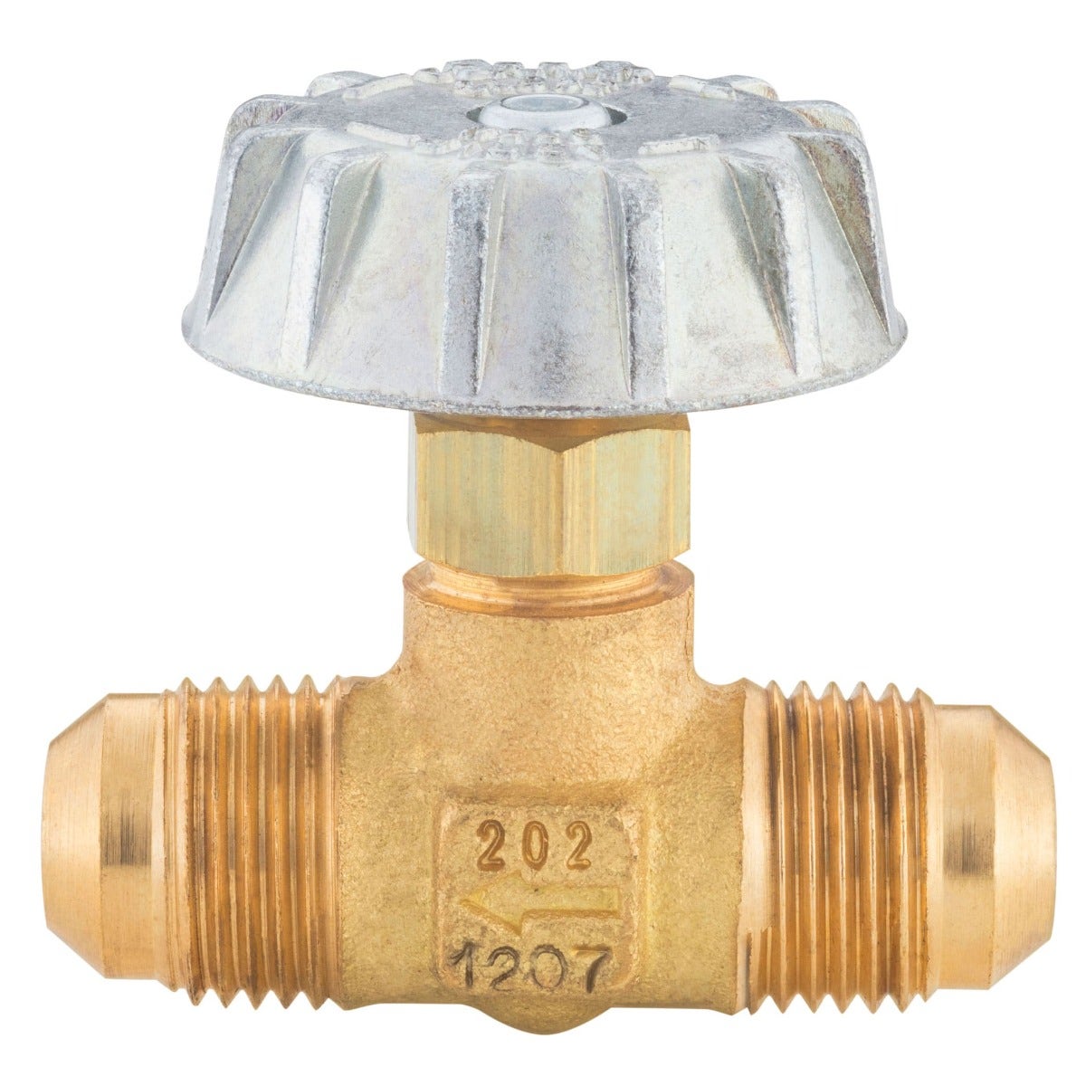 IUSA - Válvula aguja tipo flare, 3/8”