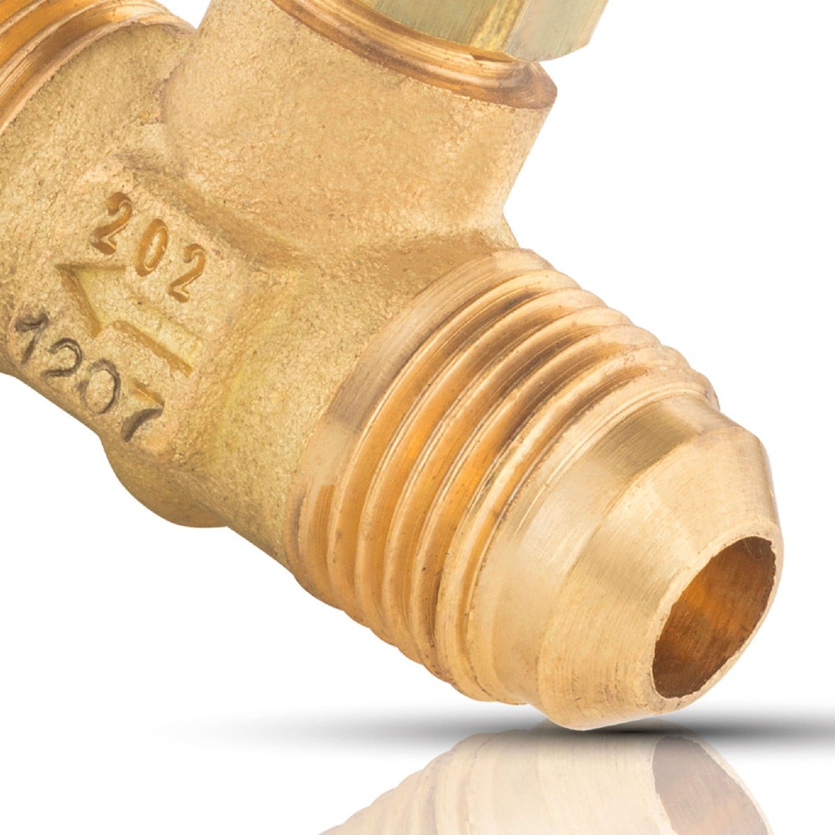 IUSA - Válvula aguja tipo flare, 3/8”