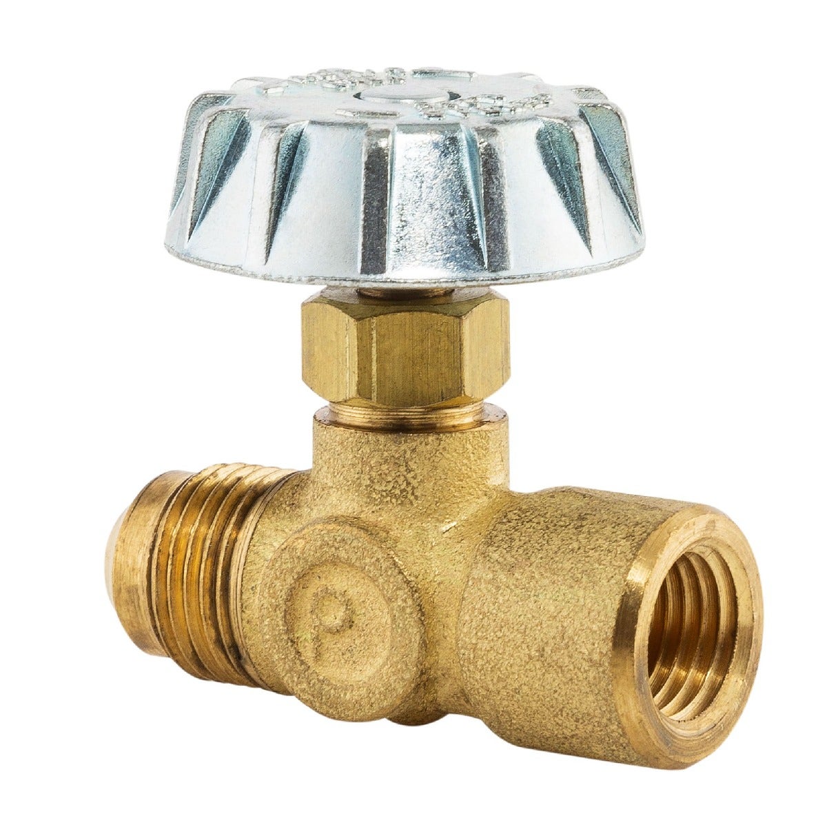 IUSA - Válvula aguja tipo flare x HNPT, 3/8”