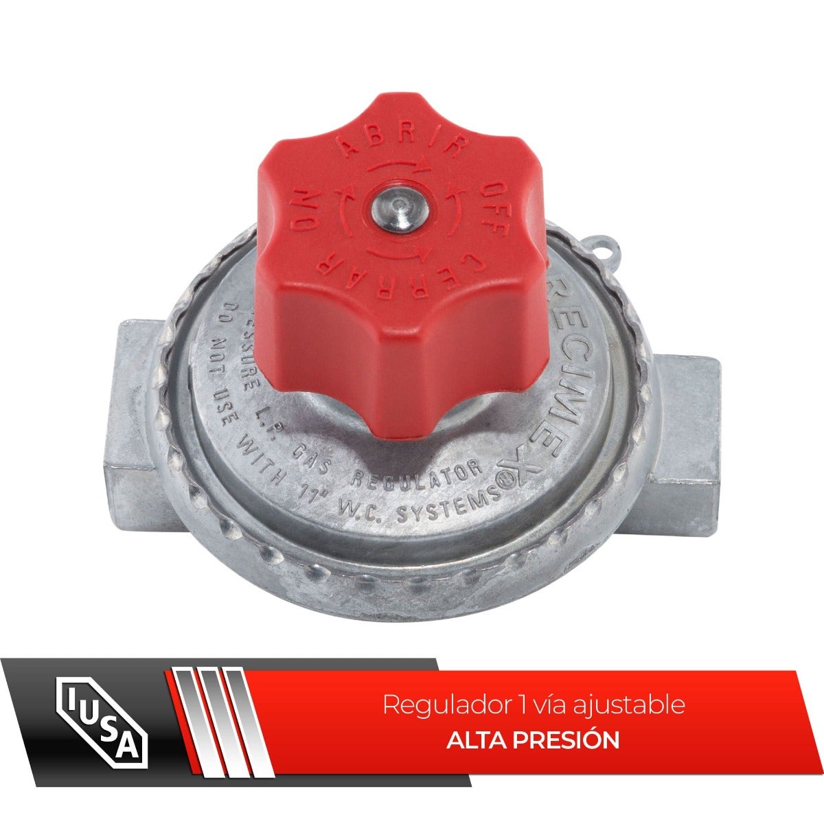 IUSA - Regulador de gas lp 1 vía baja presión modelo 7003 a00