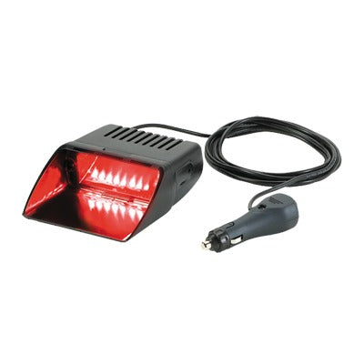 FEDERAL SIGNAL - Luz interior Viper S2 doble, 2 colores, 25 patrones, <b>incluye adaptador para encendedor.</b> Color ámbar.
