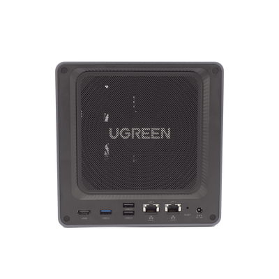 UGREEN - NAS UGREEN NASync DXP4800 Plus / Procesador Intel Pentium Gold 8505 5 Núcleos / 4 Bahías SATA + 2 M.2 NVMe PCIe 4.0 / 8GB DDR5 Expandible a 64GB / 10GbE + 2.5GbE / USB 3.2 Gen 2 Tipo C / HDMI 4K / Sistema Almacenamiento Conectado Red